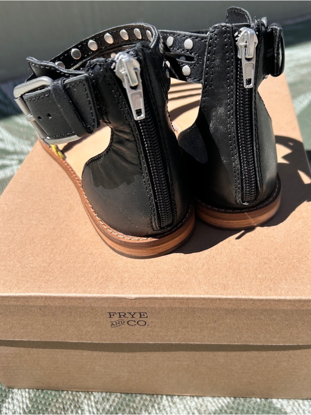 Women’s leather strapped sandals